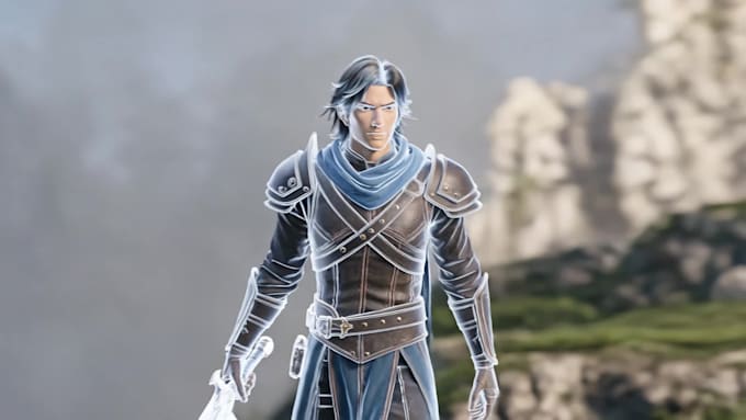 create 3d game characters with modling, rigging and animation for games