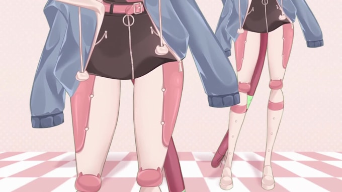 design and rigging high quality 2d vtuber model, vtuber 2d model, live 2d vtuber