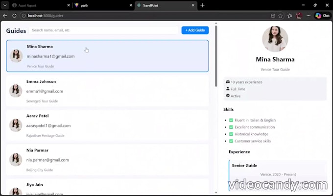 build a modern animated react landing page