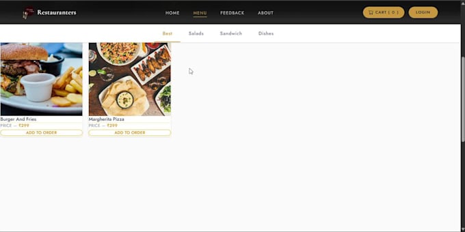 build a modern responsive react website with typescript