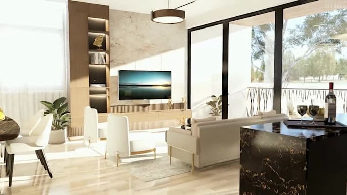 design living room interior ikea kitchen 3d rendering bedroom interior design