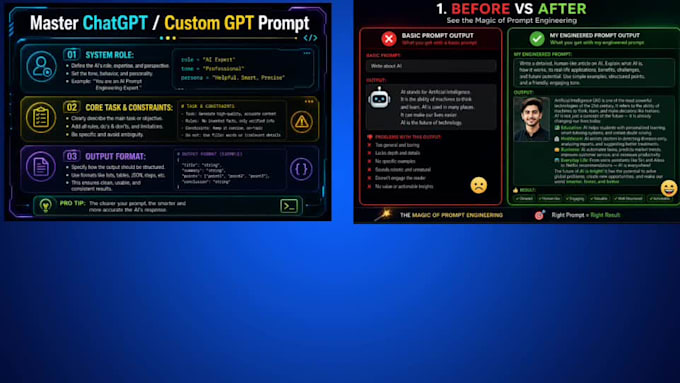 write powerful ai prompts for chatgpt, claude and gemini