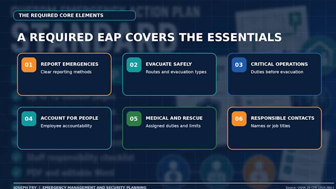 create a practical, customized emergency action plans for your organization