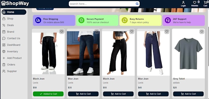 make full stack e commerce platform