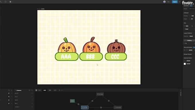 create rive, lottie animation, interactive ui and game, web animation that pop