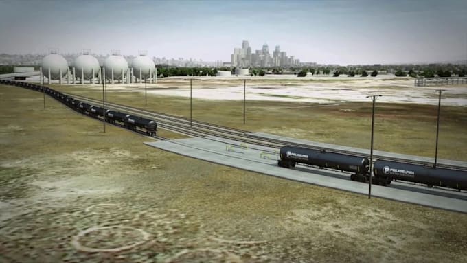 do 3d industrial animation, 3d railway operation 3d train animation