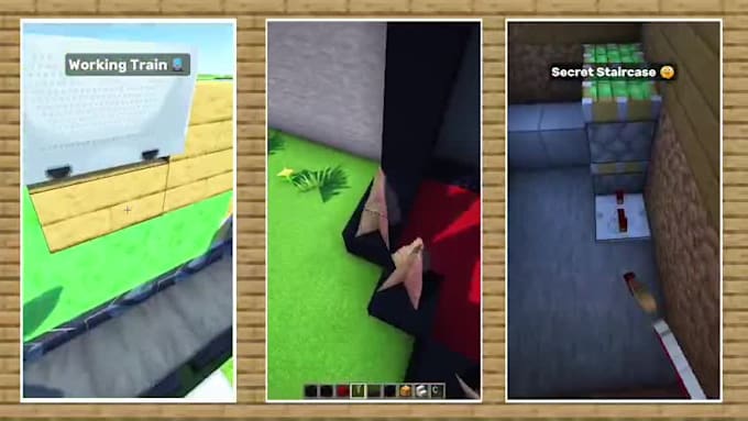 create a minecraft build video