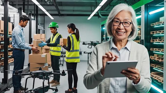 build logistics app, delivery mobile app, courier, fleet, ai powered solution
