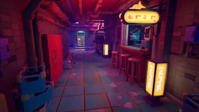 design 3d game environment in unity 3d or unreal engine5