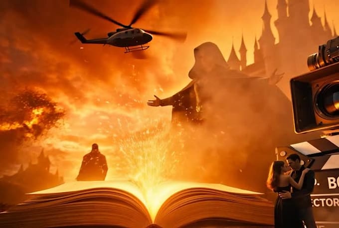create book trailer  cinematic book trailer