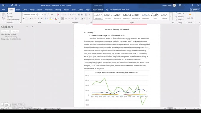 professionally edit and organize structured academic papers