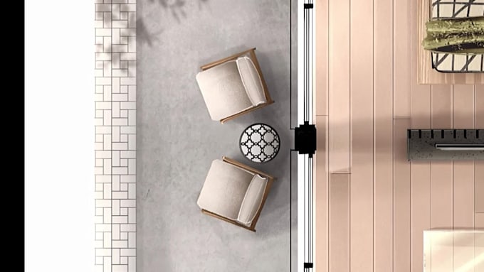 create a professional colored floor plan