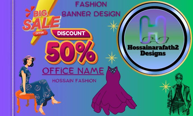 design professional web banners social media headers and ads