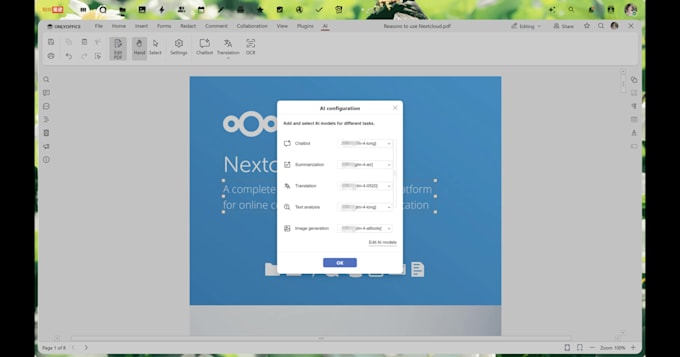 setup nextcloud aio with hosting and domains