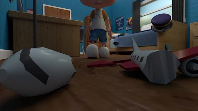 create 3d character animation, kids cartoon videos for youtube