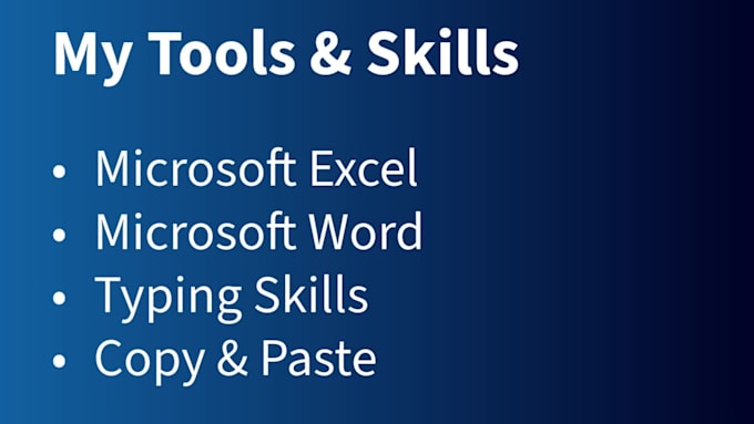 1, do accurate typing, copy paste and data entry