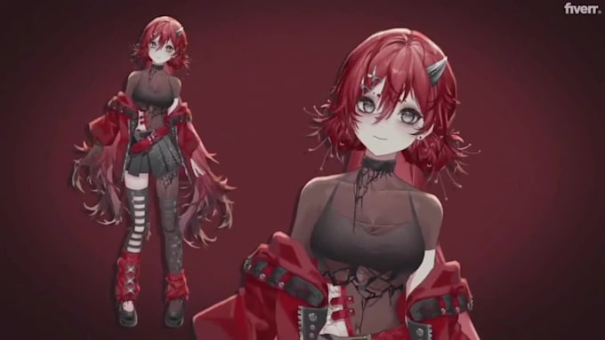 design and rigging live2d vtuber model anime vtuber rigging live2d vtuber model