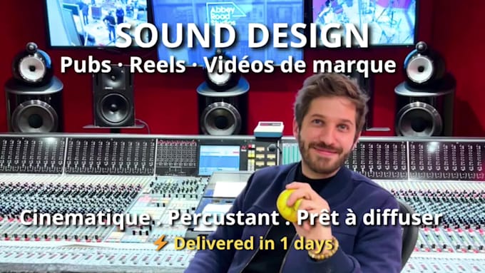 create cinematic sound design for your video ads and reels