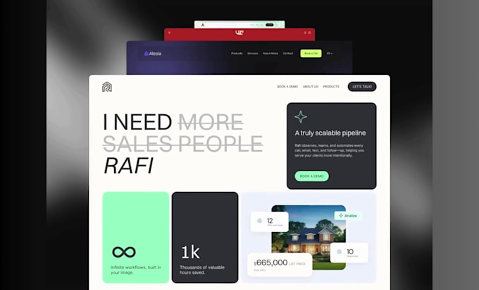 design and develop webflow or framer websites, landing page, claude to webflow