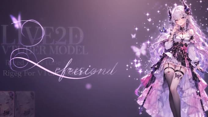 design and rig live 2d vtuber model for vtube studio