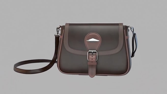 do custom 3d bag modeling, bag design, 3d fashion products and animation