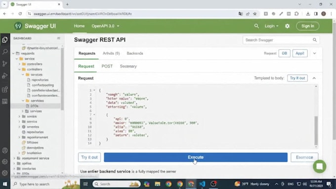 develop java spring boot rest API and backend applications