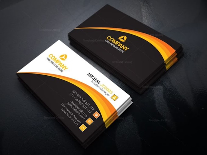 design modern minimalist business card and luxury corporate