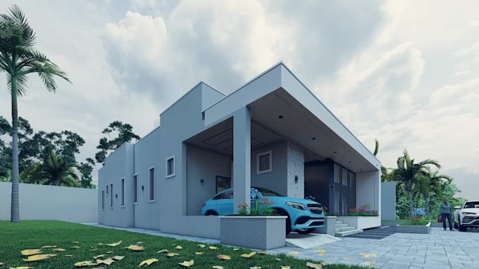 do 2d 3d floor plan cad drafting interior and exterior design