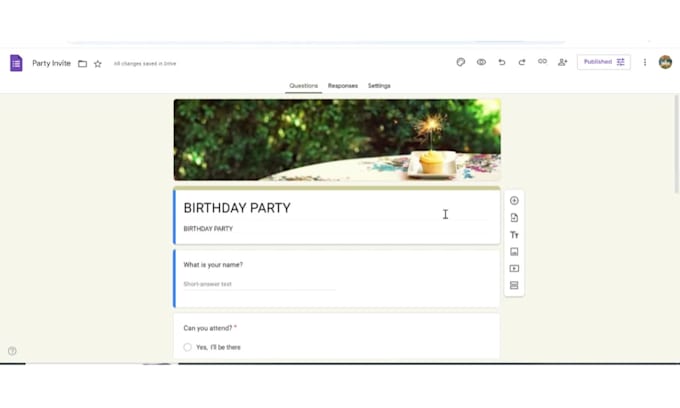create survey form and google form