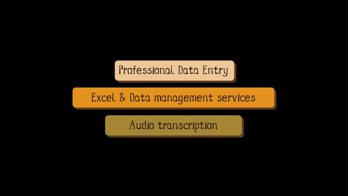 do data entry, transcription, and data cleaning accurately