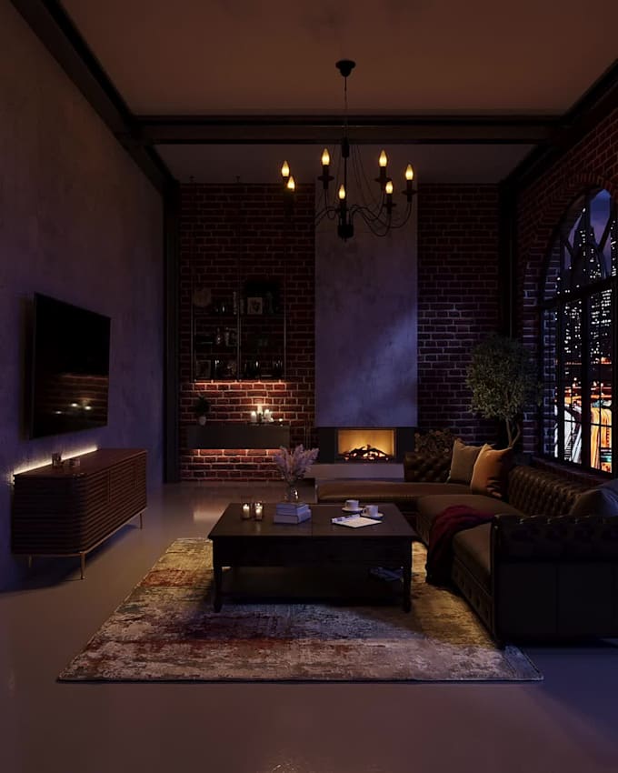 create photorealistic 3d interior renders
