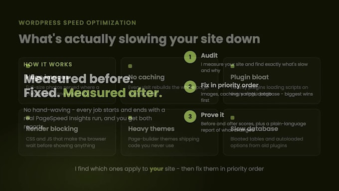 fix your slow wordpress site and prove it with pagespeed scores