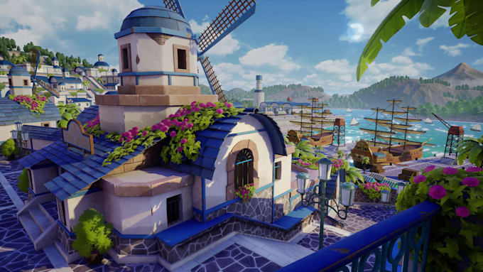 design realistic map and 3d environment for unity games