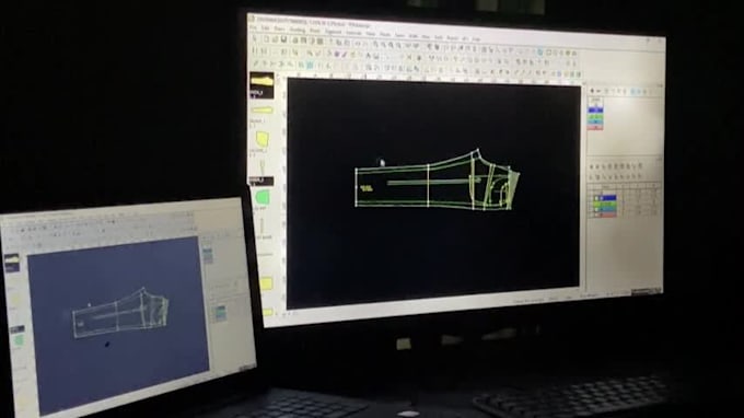 make men and women pant pattern grading sewing and styling development