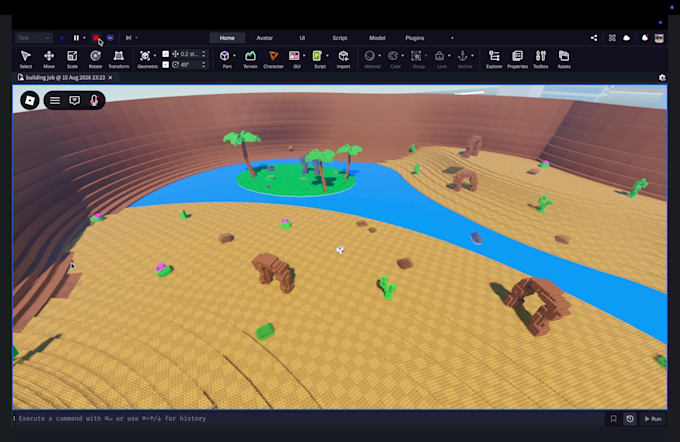 build a roblox map or building