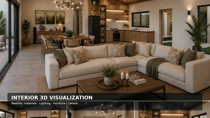 create realistic 3d renders
