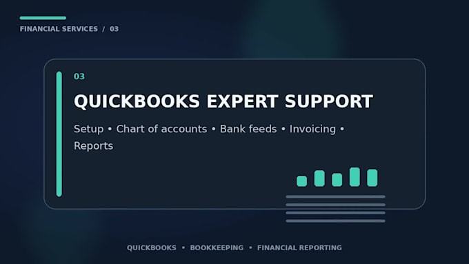 professional quickbooks bookkeeping, accounting  reporting