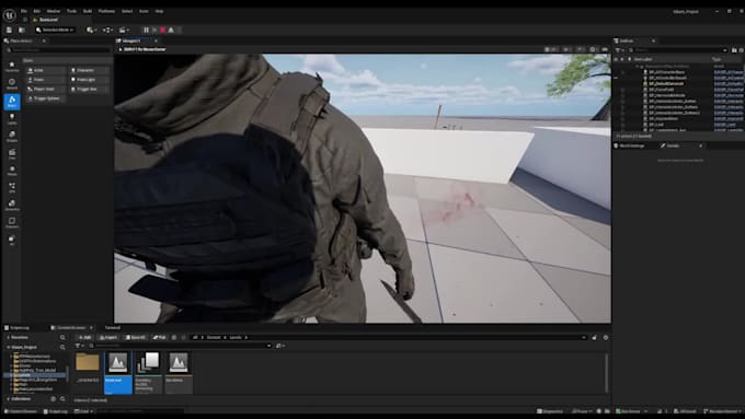 create a combat system in game for you in unreal engine