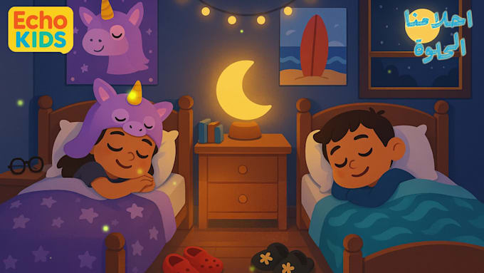 create an original arabic kids or educational song