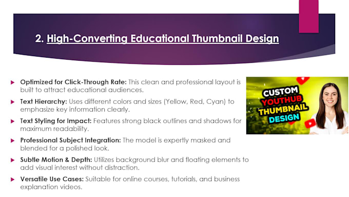 design the best youtube thumbnail