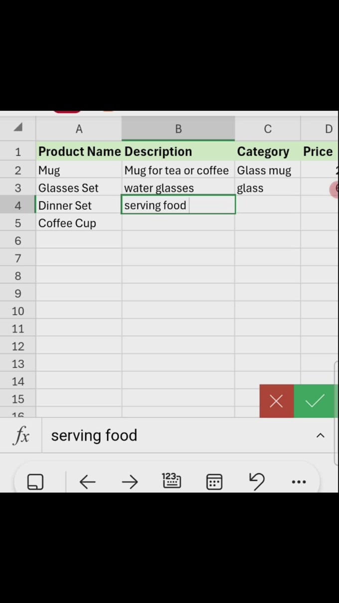 do excel data entry, copy paste and product listing