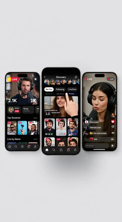 develop live streaming app streaming app streaming website video streaming app