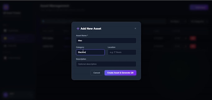 build a qr based asset tracking system for your startup or business