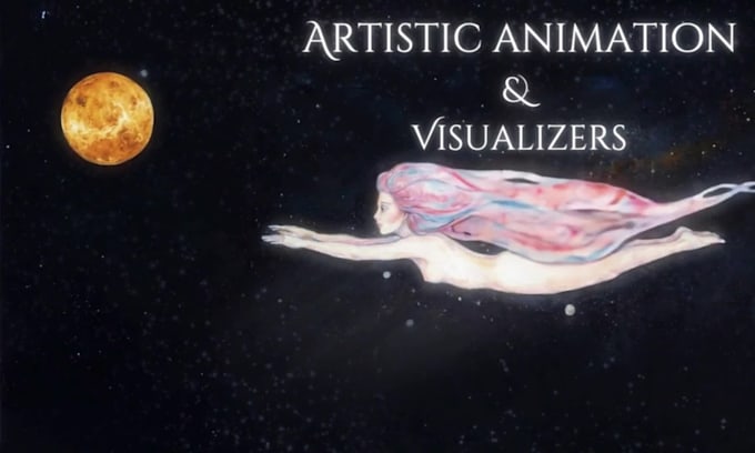 create a surreal painterly animation for your story or music
