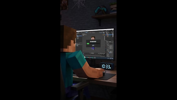 create professional minecraft animations for your youtube shorts