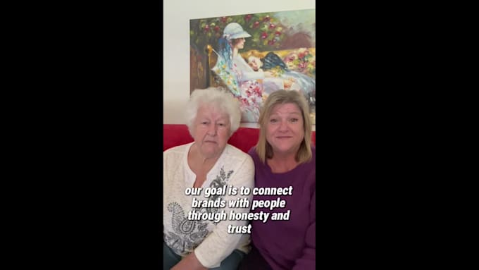 create authentic ugc videos with my 89 year old mother