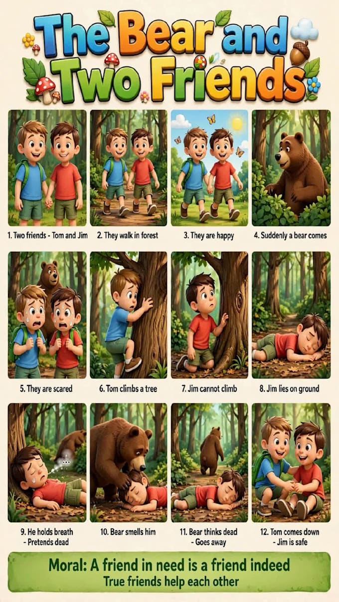 write children moral stories and kids story book with illustrations