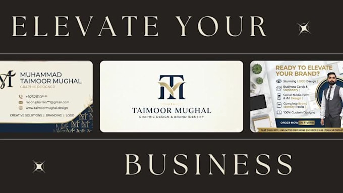 be your expert graphic designer for all branding