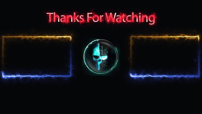 create animated outro video, ending screen, or intro video