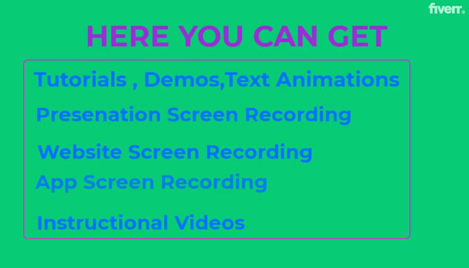 do screen recording, screen casting, screen capture with subtitles